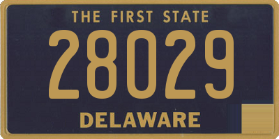 DE license plate 28029