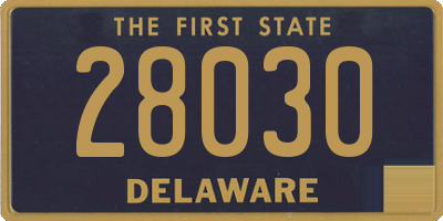 DE license plate 28030