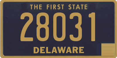 DE license plate 28031