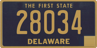 DE license plate 28034