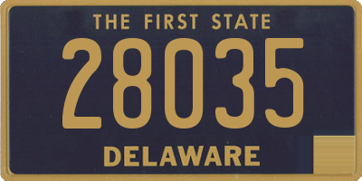 DE license plate 28035