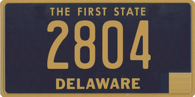 DE license plate 2804