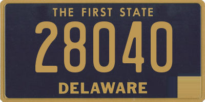 DE license plate 28040