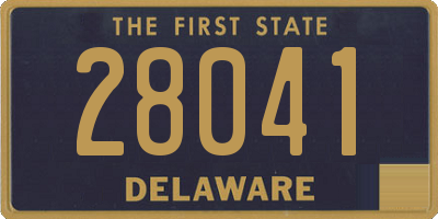 DE license plate 28041