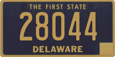 DE license plate 28044