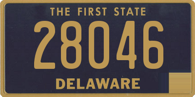 DE license plate 28046