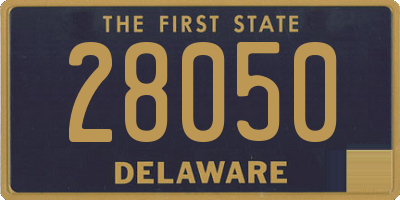 DE license plate 28050