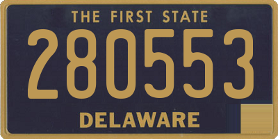 DE license plate 280553