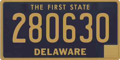 DE license plate 280630