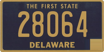 DE license plate 28064