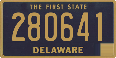 DE license plate 280641
