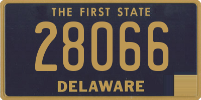 DE license plate 28066