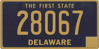 DE license plate 28067