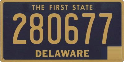 DE license plate 280677