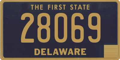 DE license plate 28069