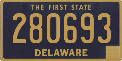 DE license plate 280693