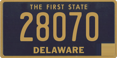 DE license plate 28070