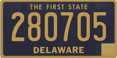 DE license plate 280705