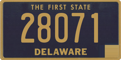 DE license plate 28071