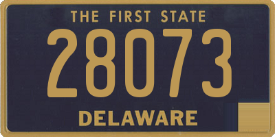 DE license plate 28073