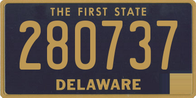 DE license plate 280737