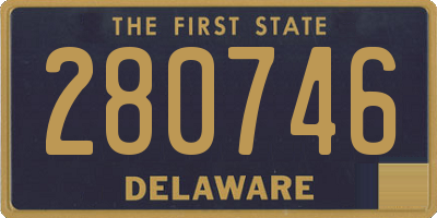 DE license plate 280746