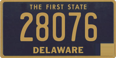 DE license plate 28076