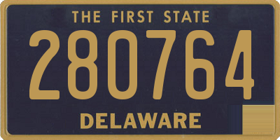 DE license plate 280764