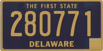 DE license plate 280771