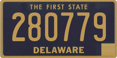 DE license plate 280779