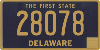 DE license plate 28078