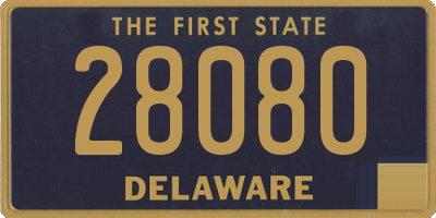 DE license plate 28080