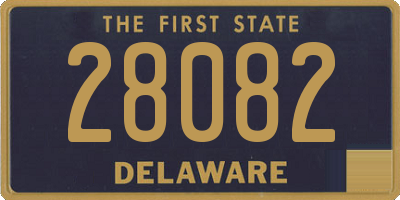 DE license plate 28082