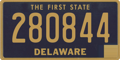 DE license plate 280844