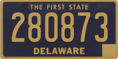 DE license plate 280873