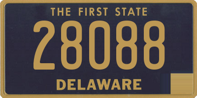 DE license plate 28088