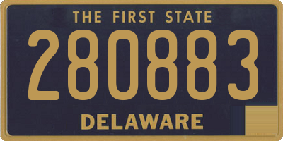 DE license plate 280883