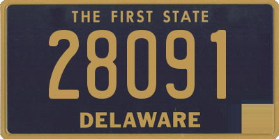 DE license plate 28091