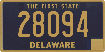 DE license plate 28094