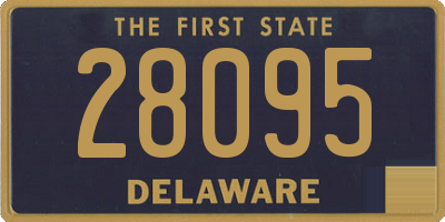 DE license plate 28095