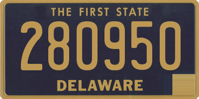 DE license plate 280950
