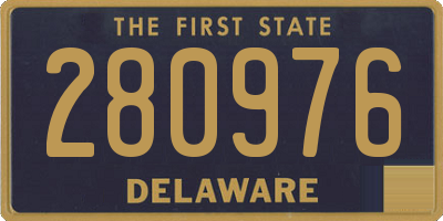 DE license plate 280976