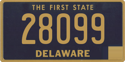 DE license plate 28099