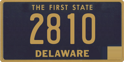 DE license plate 2810