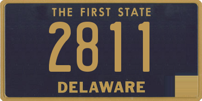 DE license plate 2811
