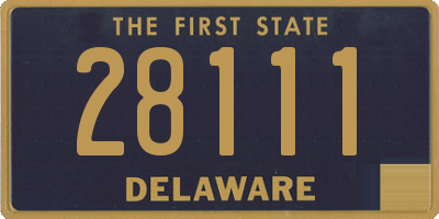 DE license plate 28111