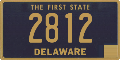 DE license plate 2812