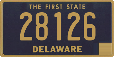 DE license plate 28126