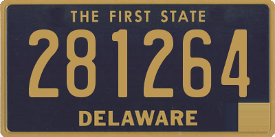 DE license plate 281264