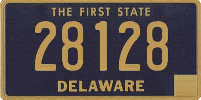 DE license plate 28128